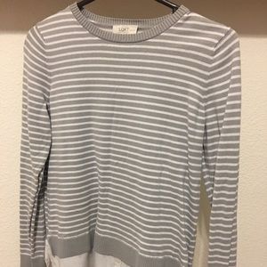 The LOFT striped work shirt